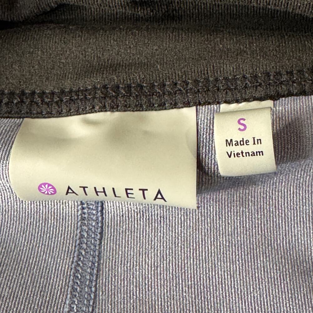 Athleta Small Warrior 2-in-1 Sport Knicker Leggings Skirt Stretch Pull-On Pocket - Picture 5 of 8